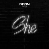 She