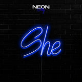 She