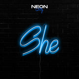 She