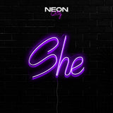 She