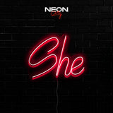 She